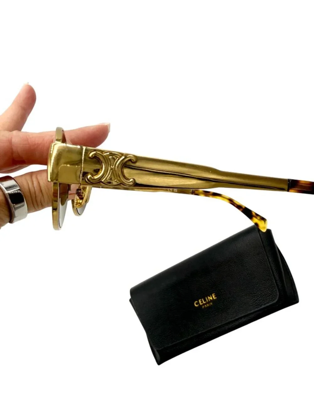 Celine Triomphe Metal CL40235U Sunglasses - Picture 4 of 9